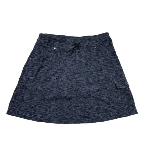 Kuhl Size XS Gray Skort Heathered Drawstring A Line 5 Pocket Golf Tennis - Picture 1 of 7